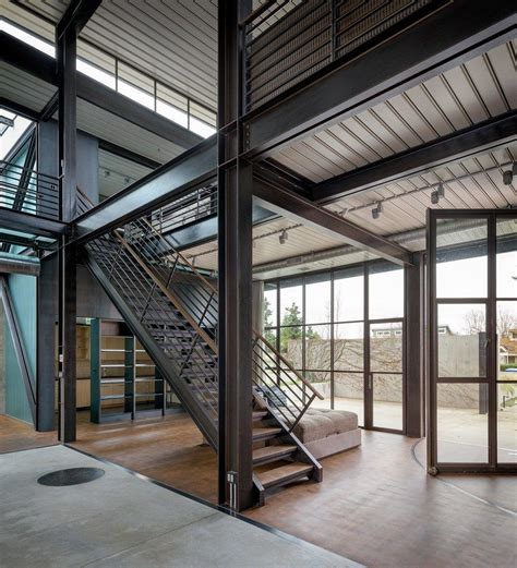 inside of metal building houses|contemporary steel frame homes.